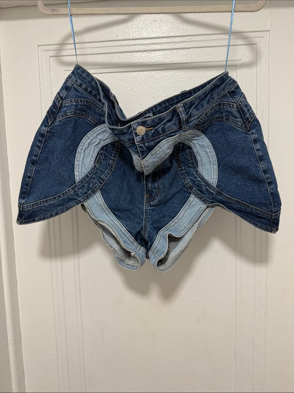 So much love denim short set.